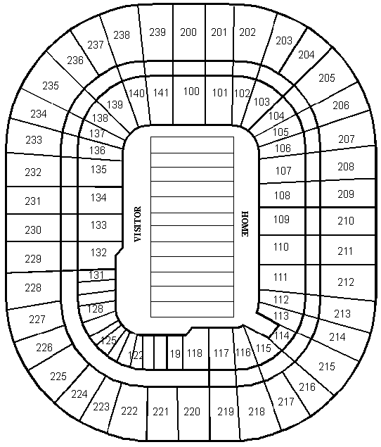 Metrodome Seating Chart