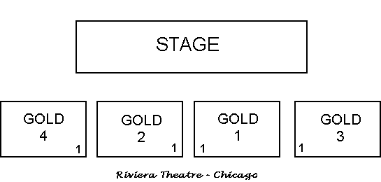 the riviera theatre seating chart