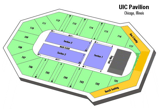 uic pavilion chicago seating chart